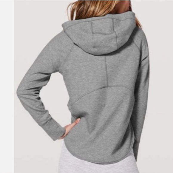 lululemon athletica Heather Gray Women's Time Out  Hoodie - Picture 2 of 11